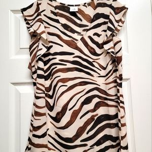 Cabi Zebra Top